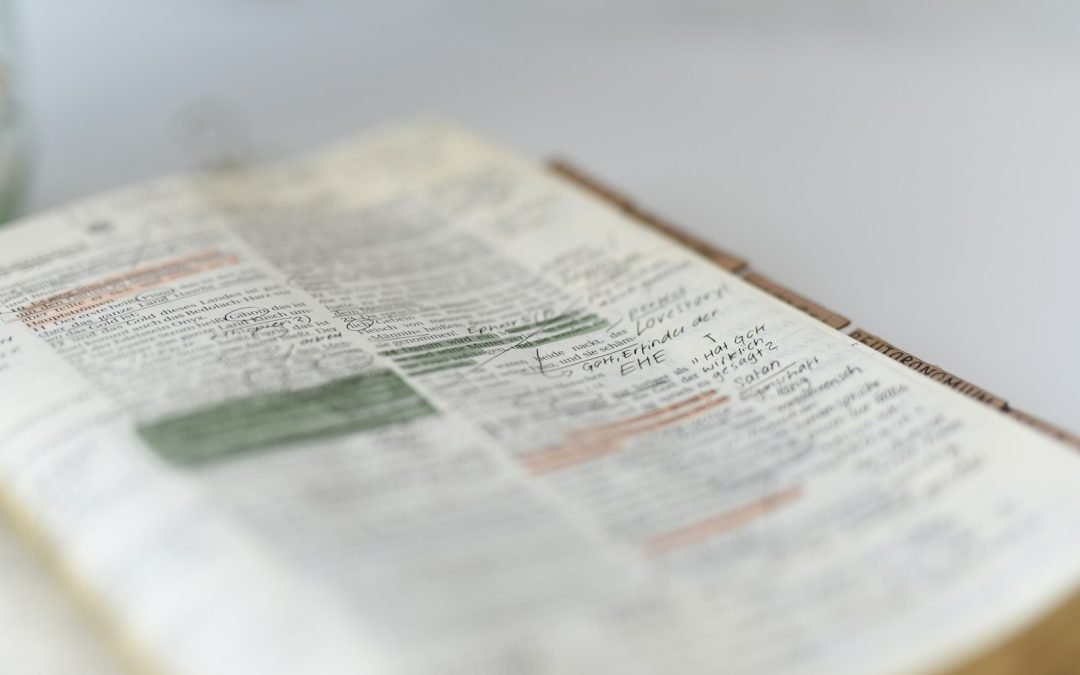 opened book