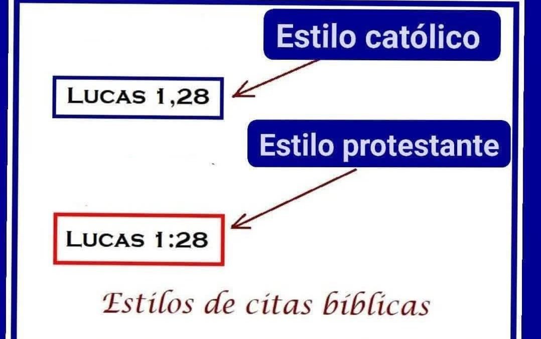 Uso de la coma en las citas bíblicas en la tradición católica