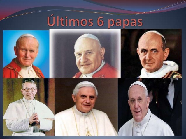 LOS ÚLTIMOS PAPAS: